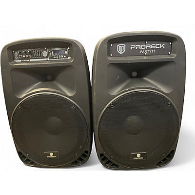 Used Prorec PARTY 15 Powered Speaker
