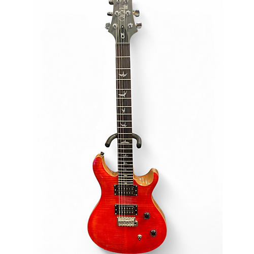 Used Prs  SE CE24 BLOOD ORANGE Solid Body Electric Guitar BLOOD ORANGE