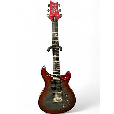 Used Prs  SE Studio Charcoal Cherry Burst Solid Body Electric Guitar