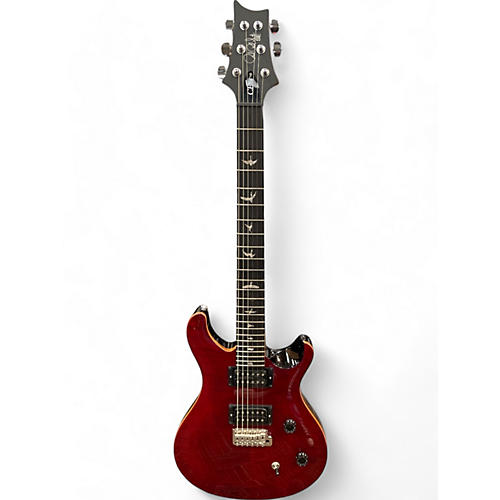 Used Prs Se CE24 Black Cherry Solid Body Electric Guitar Black Cherry
