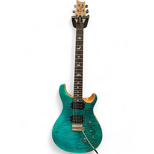 Used Prs Se SE Custom 24 Turquoise Solid Body Electric Guitar Turquoise