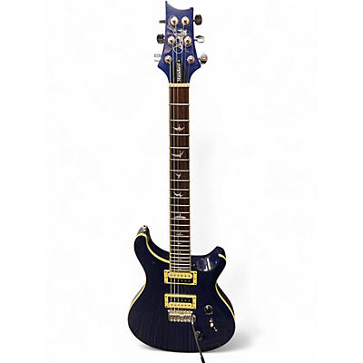 Used Prs Se Standard 24 Blue Solid Body Electric Guitar