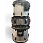 Used Pulse 3 Piece 4 PIECE Silver Drum Kit Silver