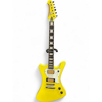 Used Puresalem La Bruja Yellow Solid Body Electric Guitar