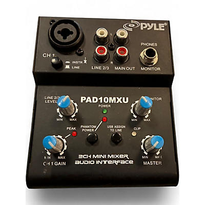 Used Pyle PAD10MXU Audio Interface