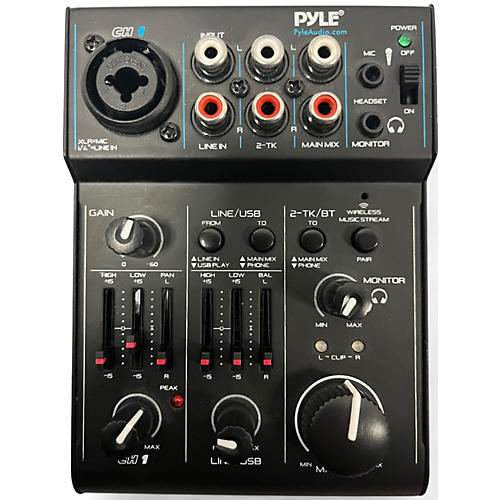 Used Pyle PAD30MXUBT Unpowered Mixer