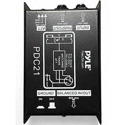 Used Pyle PDC21 Direct Box Direct Box