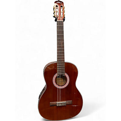 Used Pyle PGA32 Mahogany Classical Acoustic Electric Guitar
