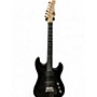 Used Pyle STRAT BLACK Solid Body Electric Guitar BLACK