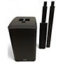 Used QSC KC12 3,000W Active 3-Way Column Loudspeaker - Black Sound Package
