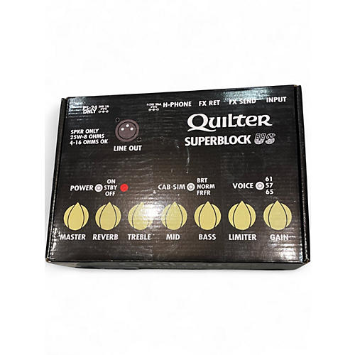 Used Quilter Labs Superblock US Solid State Guitar Amp Head