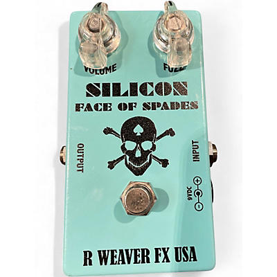 Used R Weaver Fx Silicon Face of Spades Effect Pedal