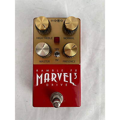 Ramble Fx Used RAMBLE FX MARVEL 3 DRIVE Effect Pedal