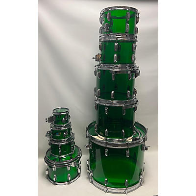 RCI Starlite Used RCI Starlite 9 piece Starlite/Vistalight Emerald Green Drum Kit