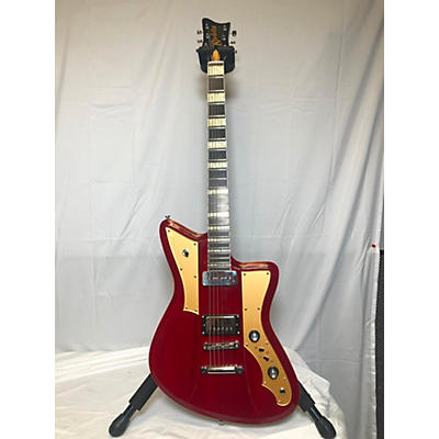 Used RIVOLTA MONDATA VII Candy Apple Red Baritone Guitars