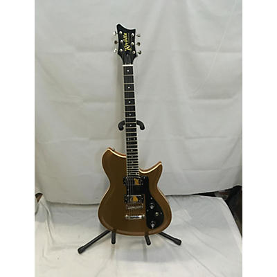 Used RIVOLTA MONDO COMBINATA HH Gold Top Solid Body Electric Guitar