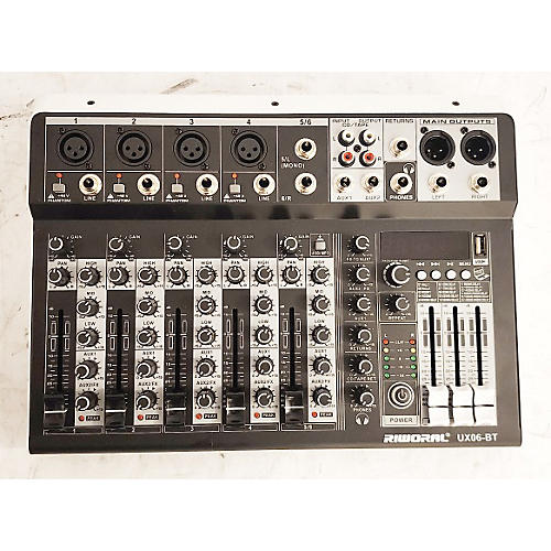 Used RIWORAL UX06BT Unpowered Mixer