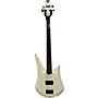 Used RKS Used RKS Asymmetric Bass White Satin Electric Bass Guitar White Satin