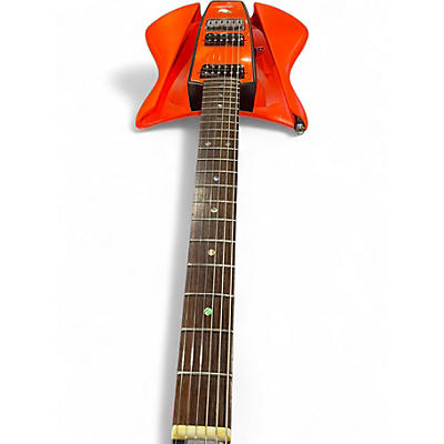 Used RKS wave Orange Hollow Body Electric Guitar