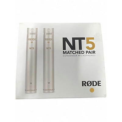 Used RODE NT5 Matched Pair Condenser Microphone