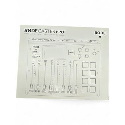 Used RODE RODECaster Pro MultiTrack Recorder