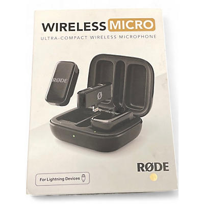 Used RODE WIRELESS MICRO Lavalier Wireless System