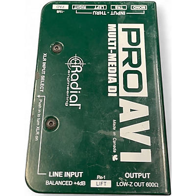 Used Radial Engineering AV1 Direct Box