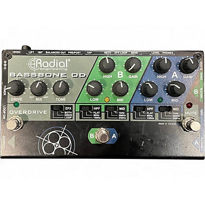 Used Radial Engineering BASSBONE OD Bass Effect Pedal