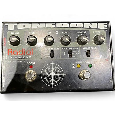 Used Radial Engineering Bassbone Bass Pre DI Bass Effect Pedal