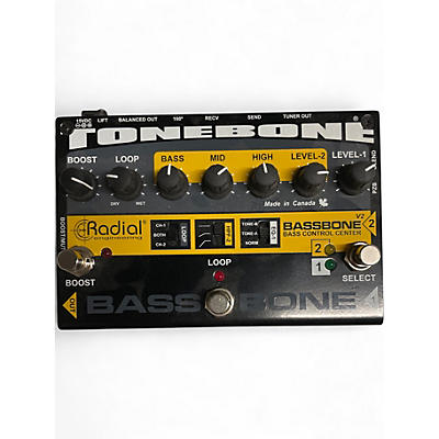 Used Radial Engineering Bassbone Bass Pre DI Bass Effect Pedal