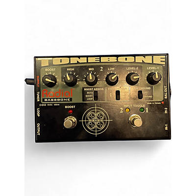 Used Radial Engineering Bassbone Bass Pre DI Bass Effect Pedal