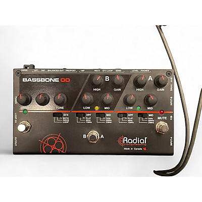 Used Radial Engineering Bassbone OD Bass Pre DI Bass Effect Pedal
