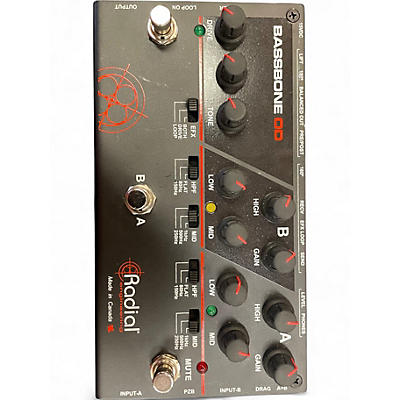 Used Radial Engineering Bassbone OD Preamp & Overdrive Bass Effect Pedal