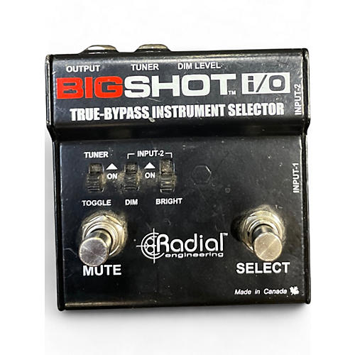 Radial Engineering Used Radial Engineering Bigshot I/O True Bypass Selector Pedal