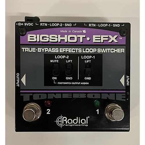 Radial Engineering Used Radial Engineering Bigshot I/O True Bypass Selector Pedal