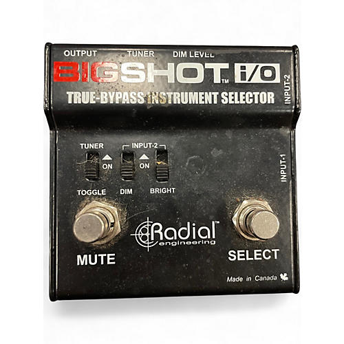 Used Radial Engineering Bigshot I/O True Bypass Selector Pedal