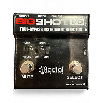 Used Radial Engineering Bigshot I/O True Bypass Selector Pedal