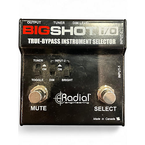 Used Radial Engineering Bigshot I/O True Bypass Selector Pedal