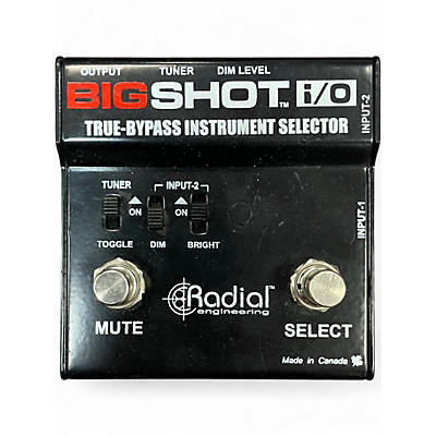 Used Radial Engineering Bigshot I/O True Bypass Selector Pedal