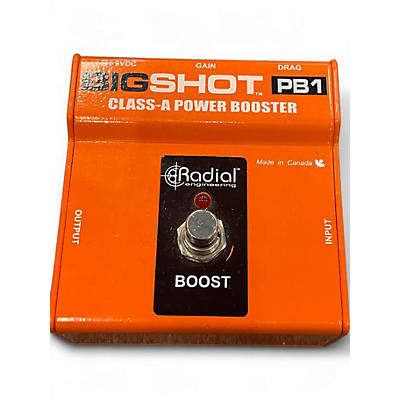 Used Radial Engineering Bigshot PB1 Power Booster Effect Pedal