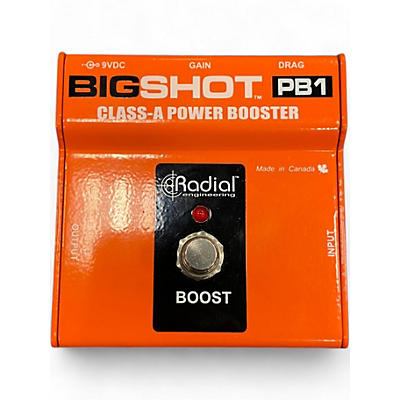 Used Radial Engineering Bigshot PB1 Power Booster Effect Pedal