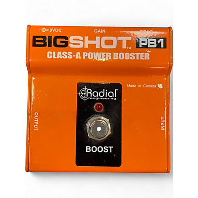 Used Radial Engineering Bigshot PB1 Power Booster Effect Pedal