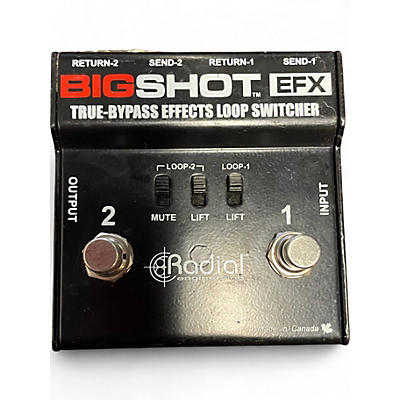 Radial Engineering Used Radial Engineering Bigshot True Bypass FX Loop Switcher Pedal