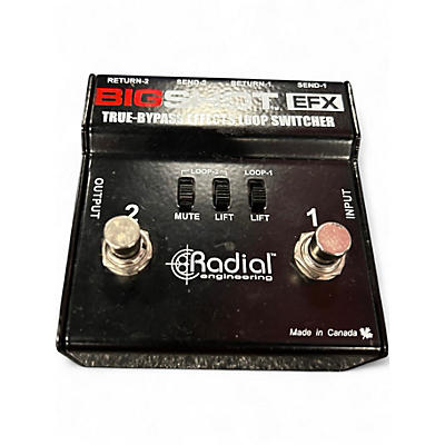 Used Radial Engineering Bigshot True Bypass FX Loop Switcher Pedal