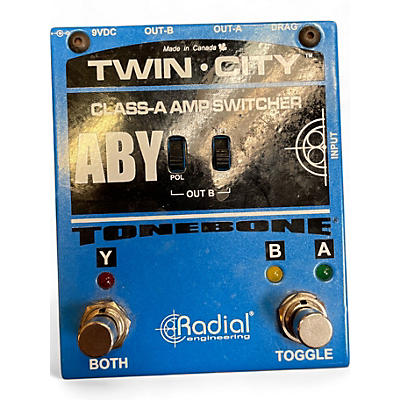 Radial Engineering Used Radial Engineering Bones Twin City ABY Bypass Pedal