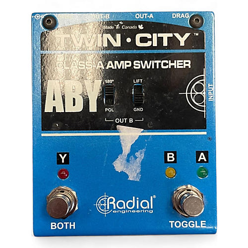 Radial Engineering Used Radial Engineering Bones Twin City ABY Bypass Pedal