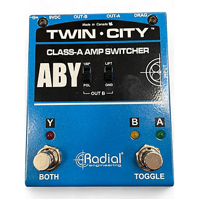 Radial Engineering Used Radial Engineering Bones Twin City ABY Bypass Pedal