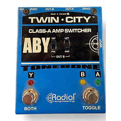 Radial Engineering Used Radial Engineering Bones Twin City ABY Bypass Pedal