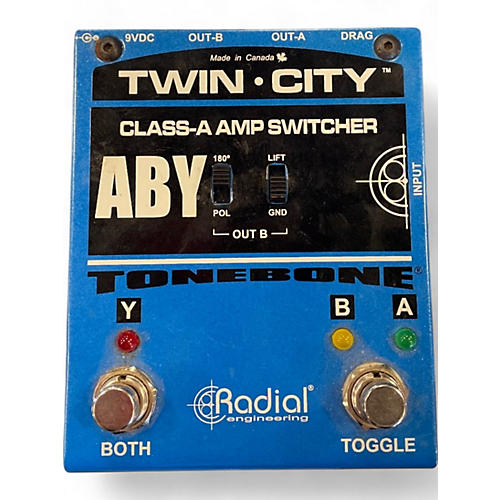 Radial Engineering Used Radial Engineering Bones Twin City ABY Bypass Pedal