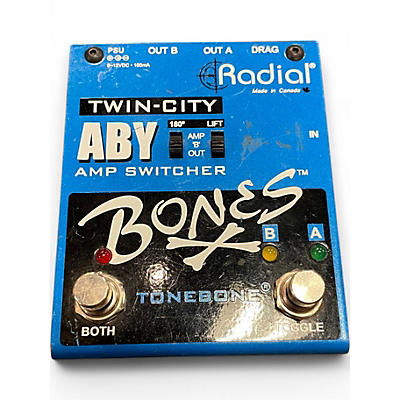 Used Radial Engineering Bones Twin City ABY Bypass Pedal